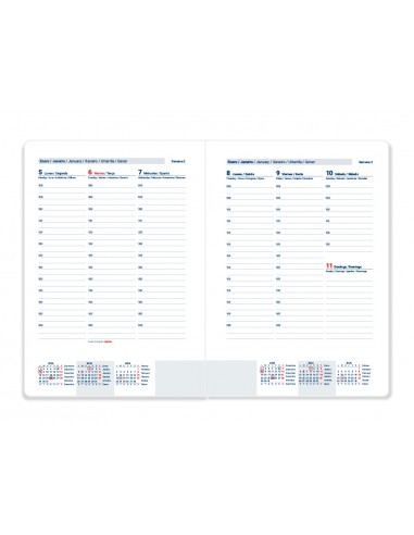 Agenda espiral liderpapel tinos a6...