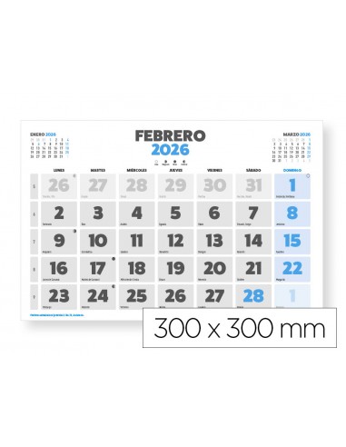 Calendario pared liderpapel clasico...