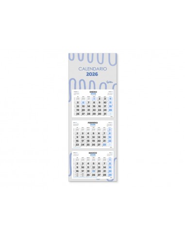 Calendario pared liderpapel 3 meses...