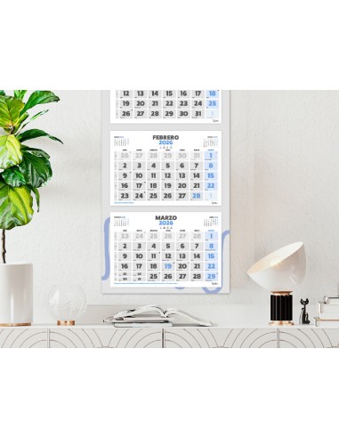Calendario pared liderpapel 3 meses...