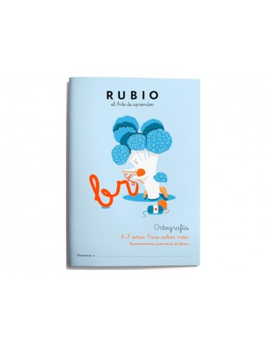 Cuaderno rubio ortografia 6-7 años...