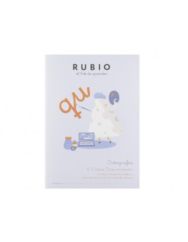 Cuaderno rubio ortografia 8-9 años...