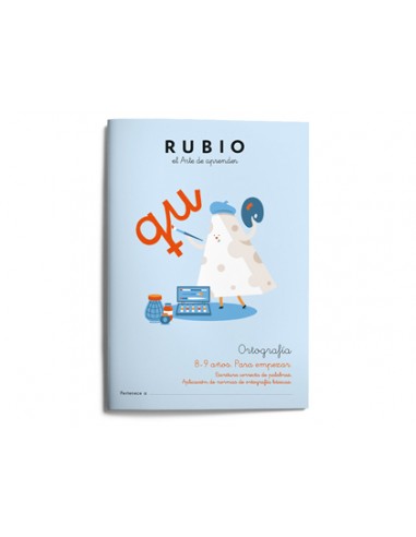 Cuaderno rubio ortografia 8-9 años...