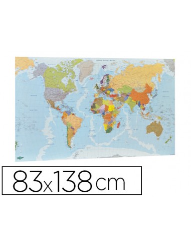 Mapa mural faibo planisferio...