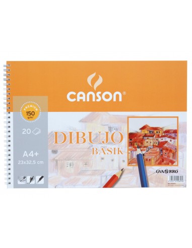 Bloc dibujo basik din a4 23x32.5 cm...
