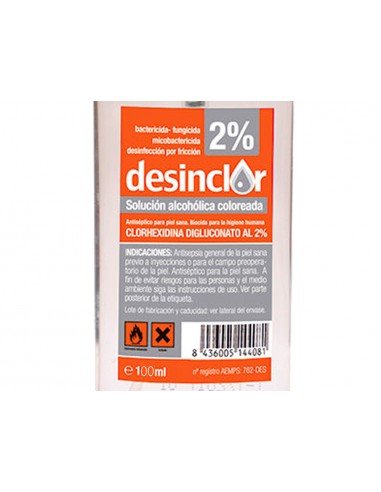 Desinclor solucion 2% alcoholica bote...