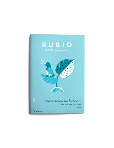 Cuaderno rubio competencia lectora 1...