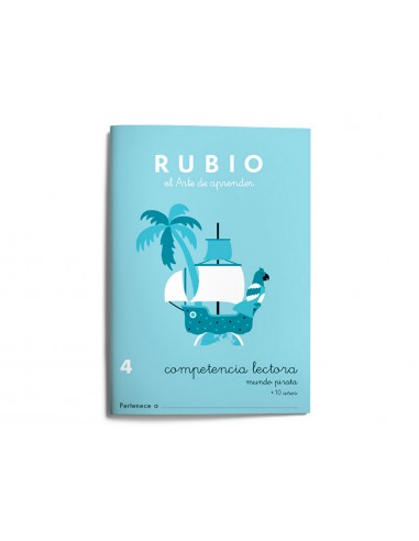 Cuaderno rubio competencia lectora 4...