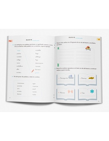 Cuaderno rubio competencia lectora 4...
