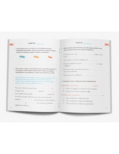 Cuaderno rubio competencia lectora 5...