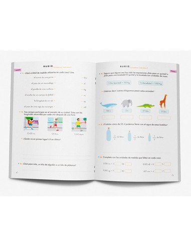 Cuaderno rubio competencia matematica 6