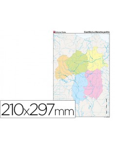 Mapa mudo color din a4...