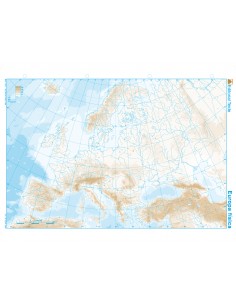 Mapa mudo b/n din a4 europa... 2