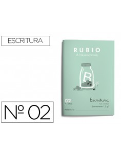Cuaderno rubio caligrafia...