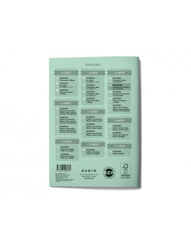 Cuaderno rubio caligrafia nº 06