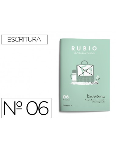 Cuaderno rubio caligrafia nº 06