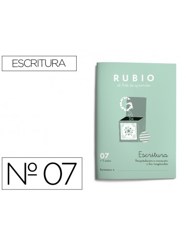 Cuaderno rubio caligrafia nº 07