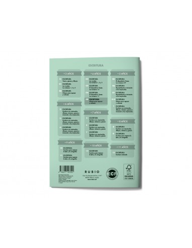 Cuaderno rubio caligrafia nº 09