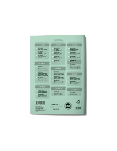 Cuaderno rubio caligrafia nº 010