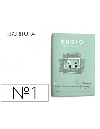 Cuaderno rubio caligrafia nº 1