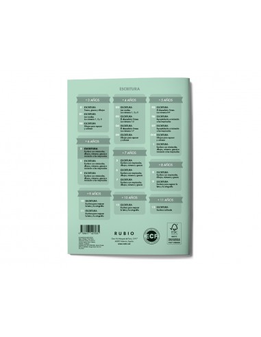 Cuaderno rubio caligrafia nº 2