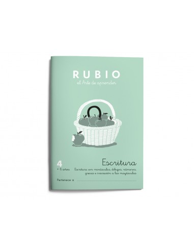 Cuaderno rubio caligrafia nº 4