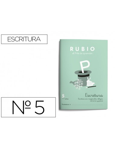 Cuaderno rubio caligrafia nº 5