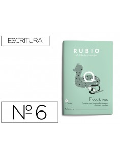 Cuaderno rubio caligrafia nº 6