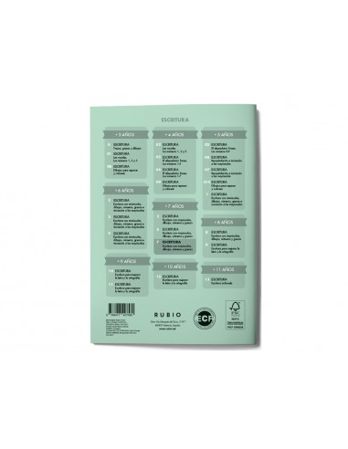 Cuaderno rubio caligrafia nº 7