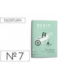 Cuaderno rubio caligrafia nº 7