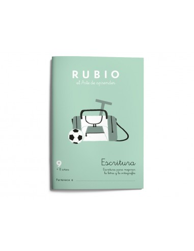 Cuaderno rubio caligrafia nº 9