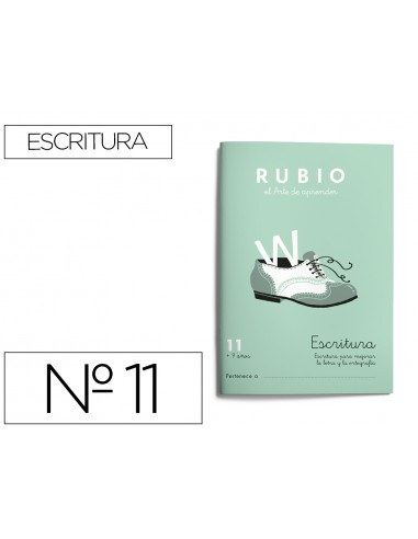 Cuaderno rubio caligrafia nº 11