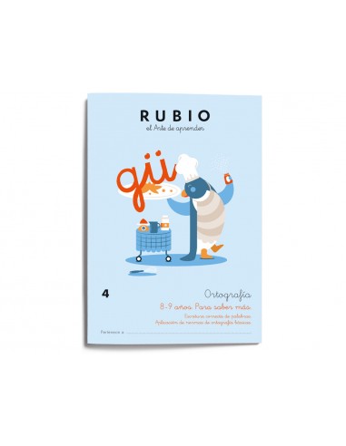 Cuaderno rubio ortografia 4