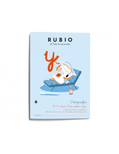 Cuaderno rubio ortografia 6