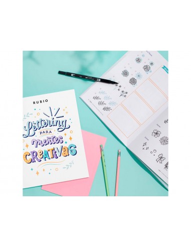 Cuaderno rubio lettering para mentes...