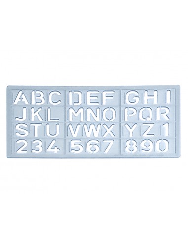 Plantilla rotulacion 1585 letras y...