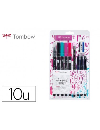 Set caligrafia tombow lettering...