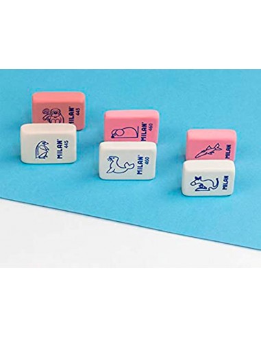 Goma de borrar milan 445 blister de 5...