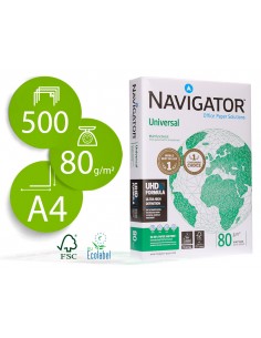 Papel fotocopiadora navigator din a4 80 gramos paquete de 500
