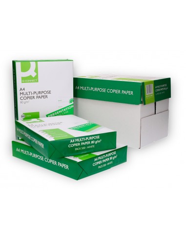 Papel fotocopiadora q-connect economy...
