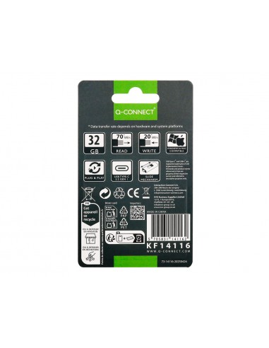 Memoria usb q-connect flash drive 32...