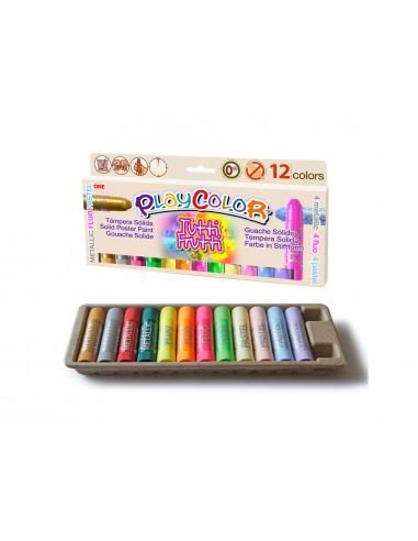 Tempera solida playcolor tutti frutti...