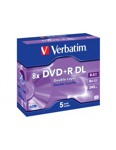 Dvd+r verbatim doble capa capacidad...