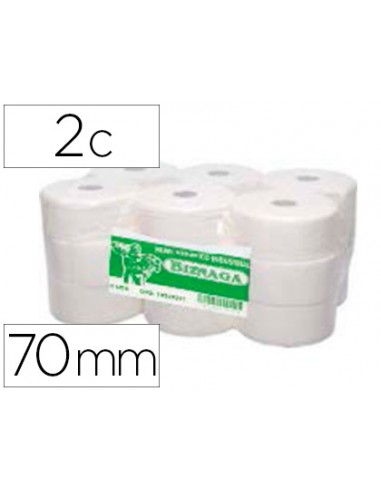Papel higienico biznaga jumbo 2 capas...
