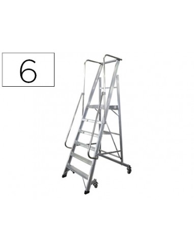 Escalera movil ktl de aluminio con...