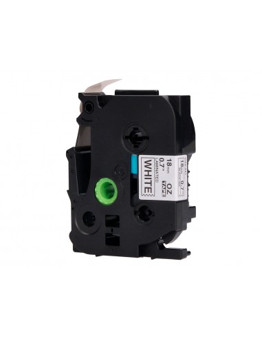 Cinta q-connect tze-241 blanco-negro...