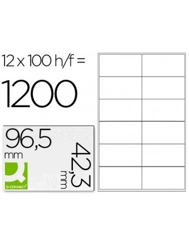 Etiqueta adhesiva q-connect kf10652...