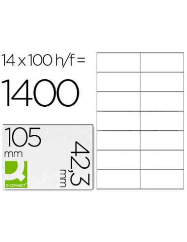 Etiqueta adhesiva q-connect kf10656...