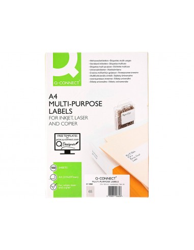 Etiqueta adhesiva q-connect kf01581...