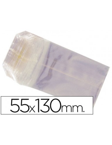 Bolsa celofan 55x130 mm paquete 100...